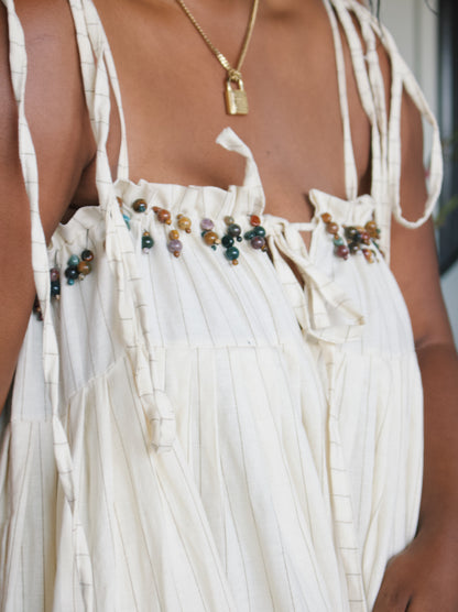 The Iris Dress | Beaded