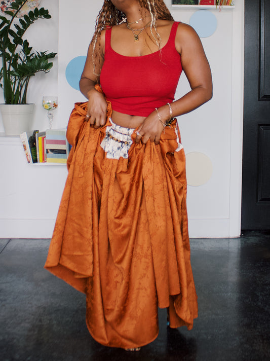 The JOANNA Skirt in Plum | Sunset