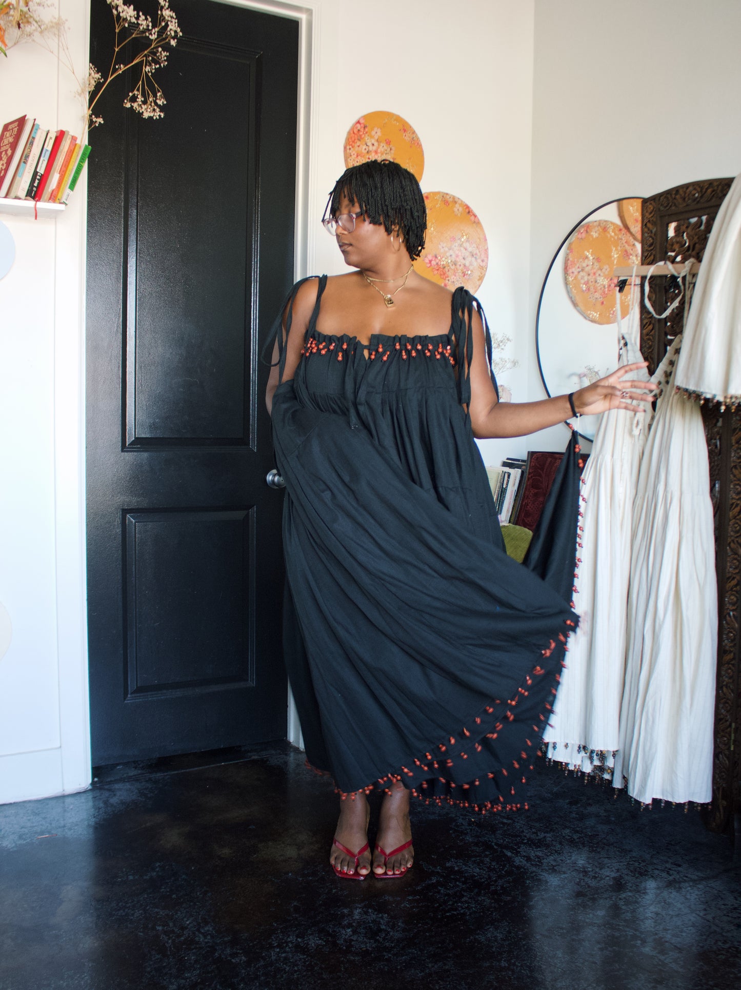 The Iris Dress | Beaded
