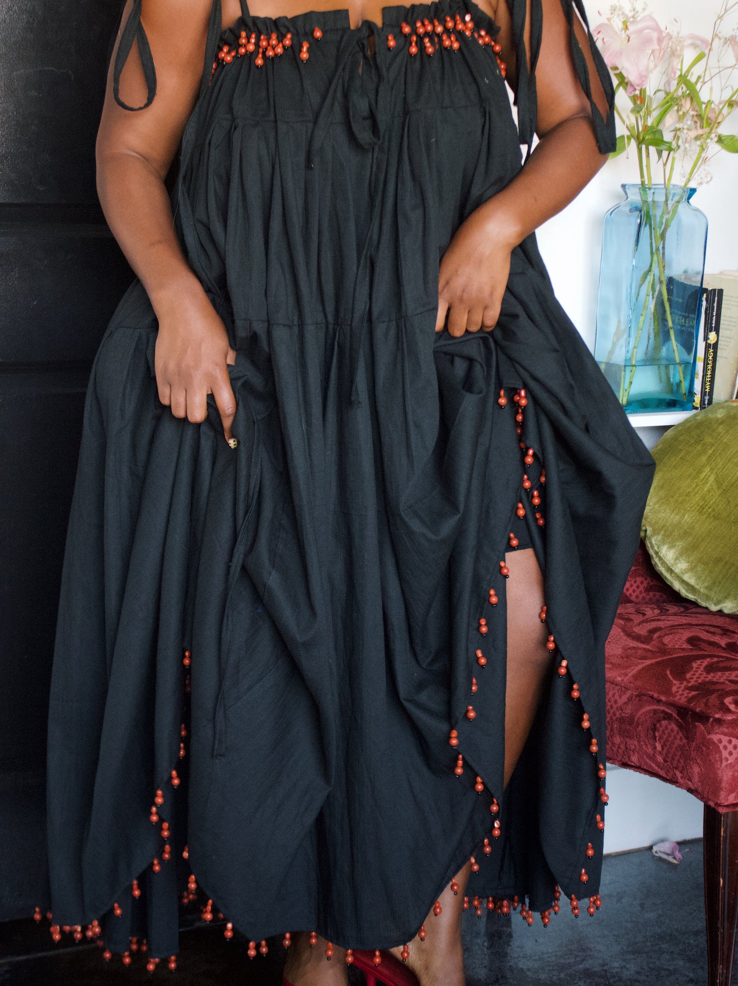 The Iris Dress | Beaded