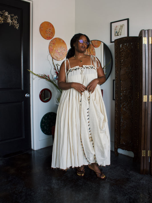 The Iris Dress | Beaded