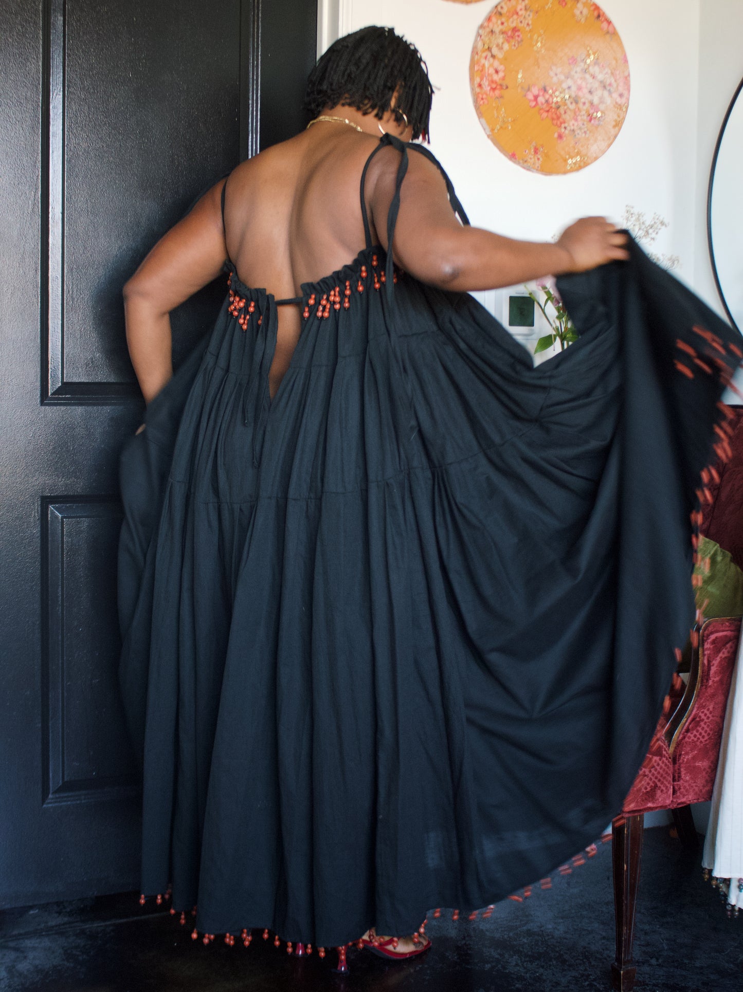 The Iris Dress | Beaded