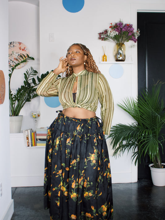 The Meadow Skirt | Persimmon