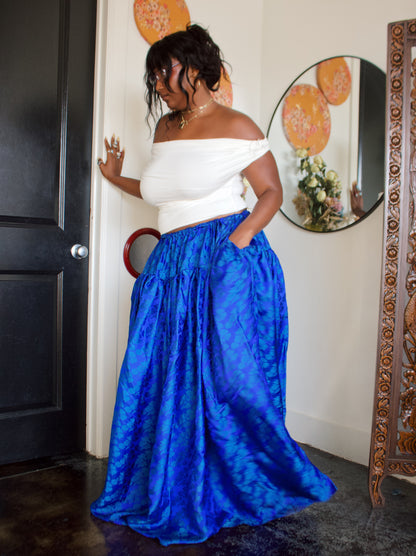 The Meadow Skirt in Silk