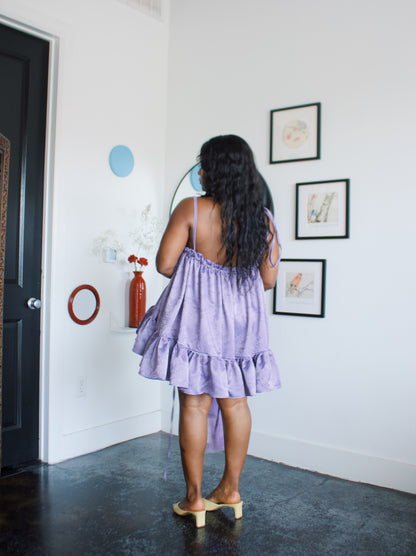 The Komi Dress in Plum