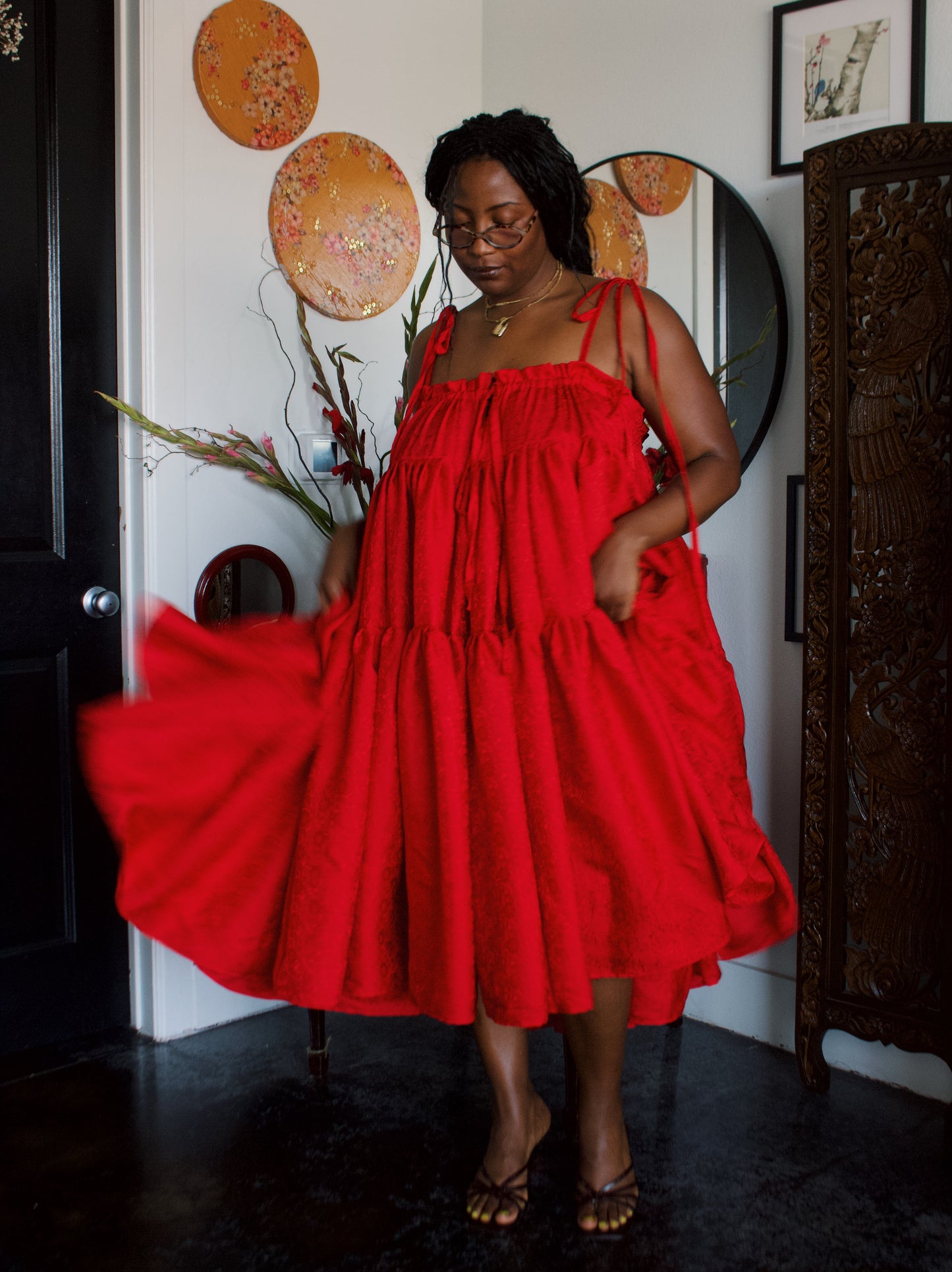 The Iris Dress in Silk