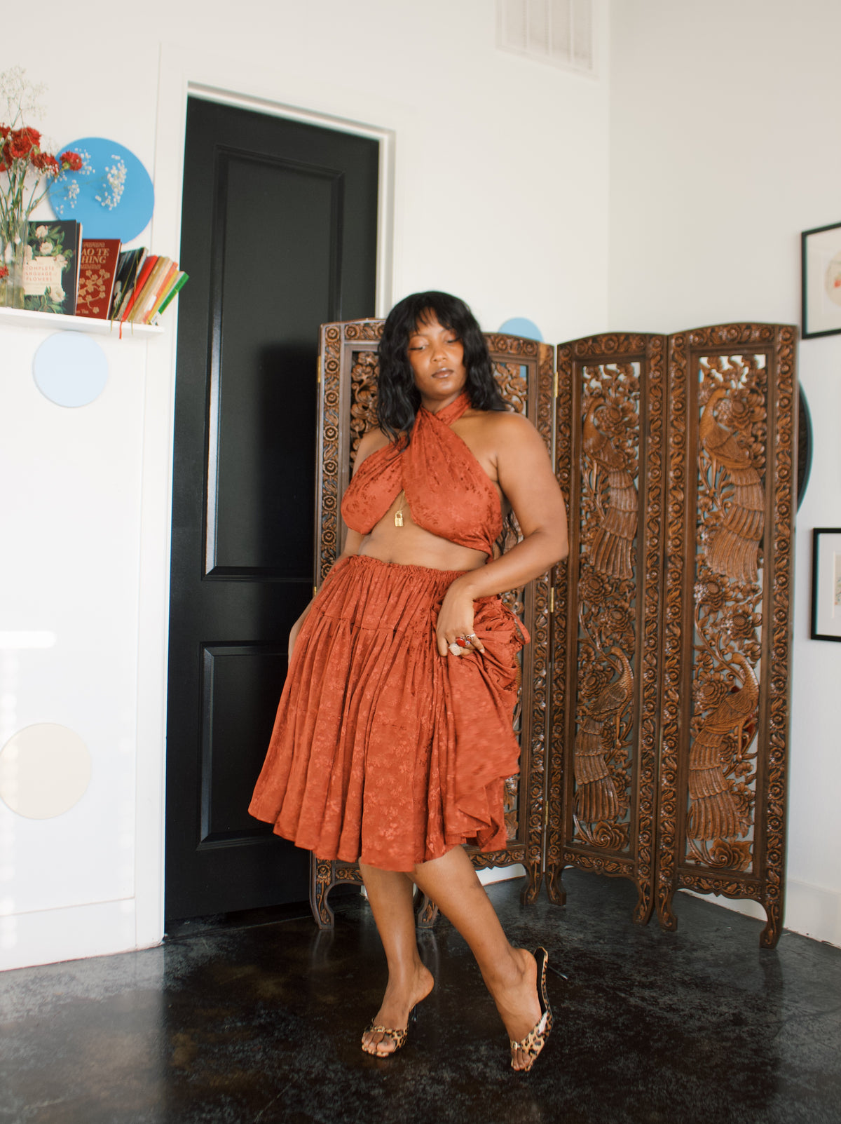 The Meadow Skirt - Autumn Roses