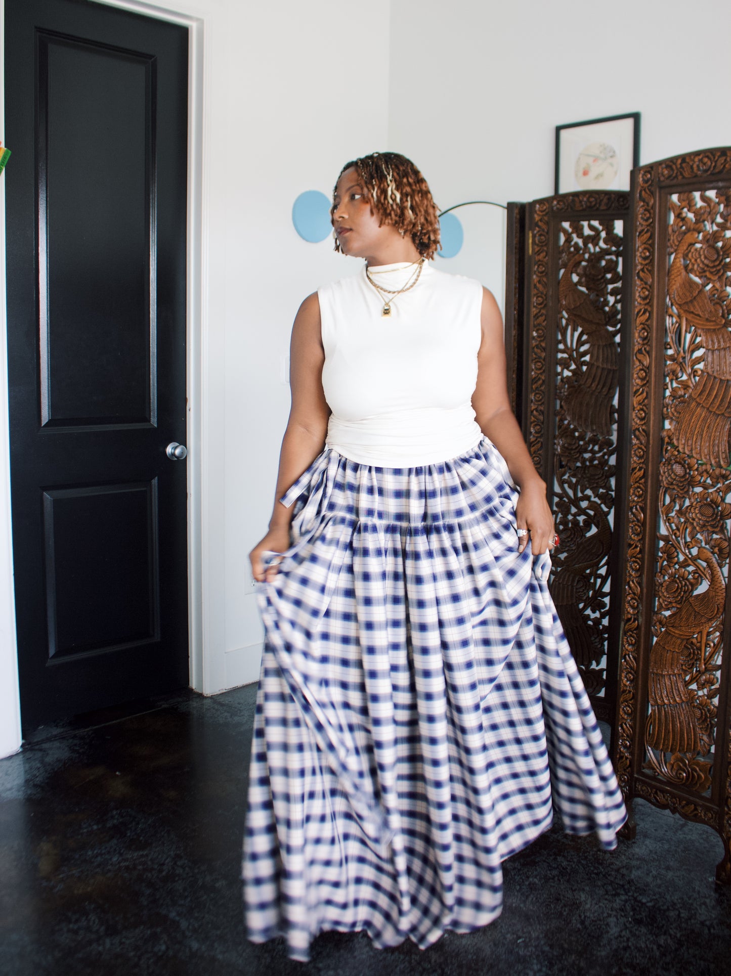 The Meadow Skirt - Plaid - Bonny