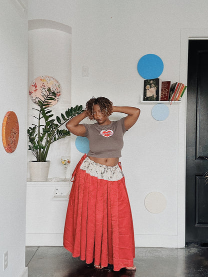 The JOANNA Skirt in Plum | Cherry
