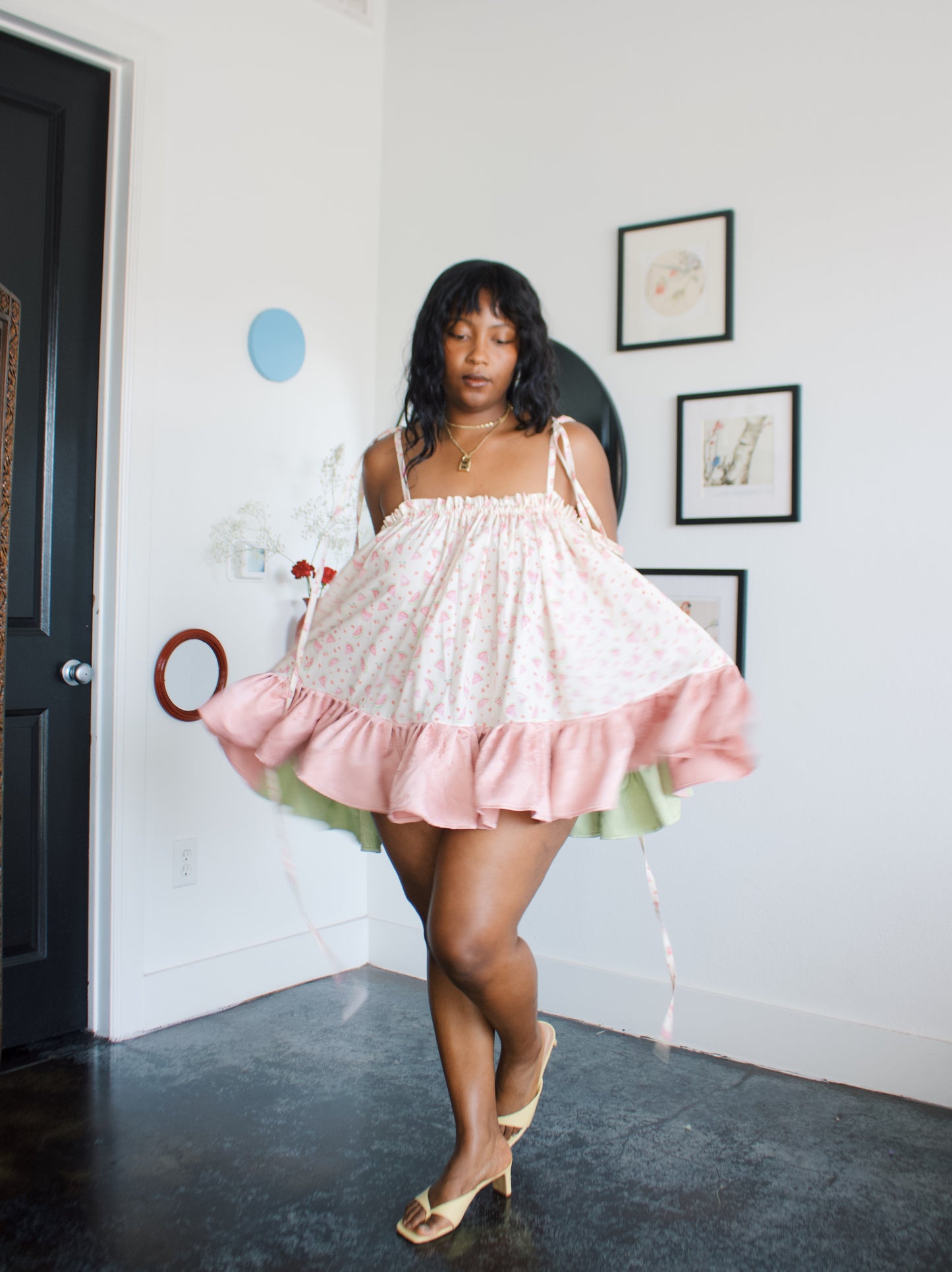 The Komi Dress - Fruits - Watermelon Raspberry