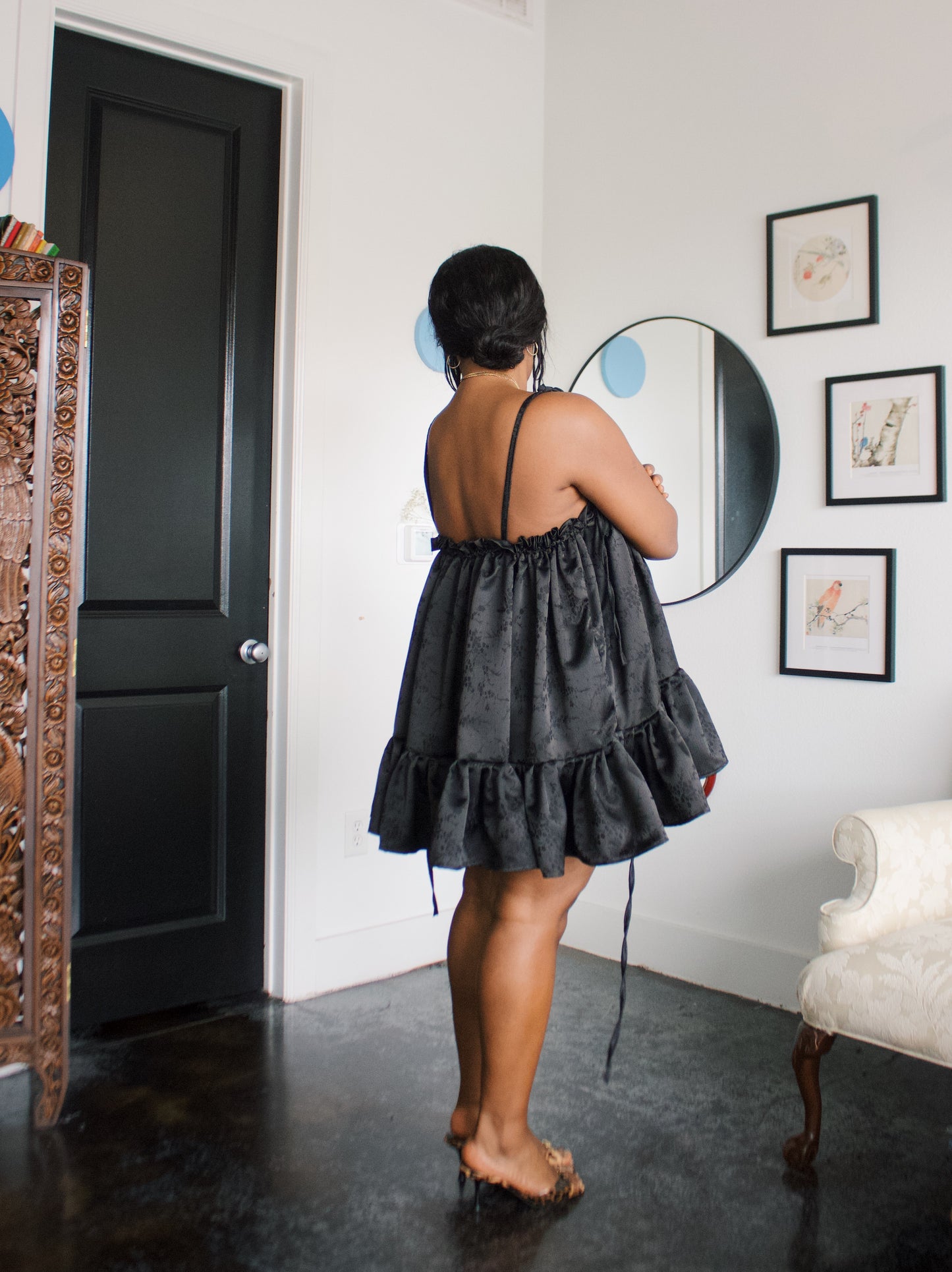 The Komi Dress in Plum