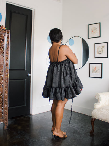 The Komi Dress in Plum