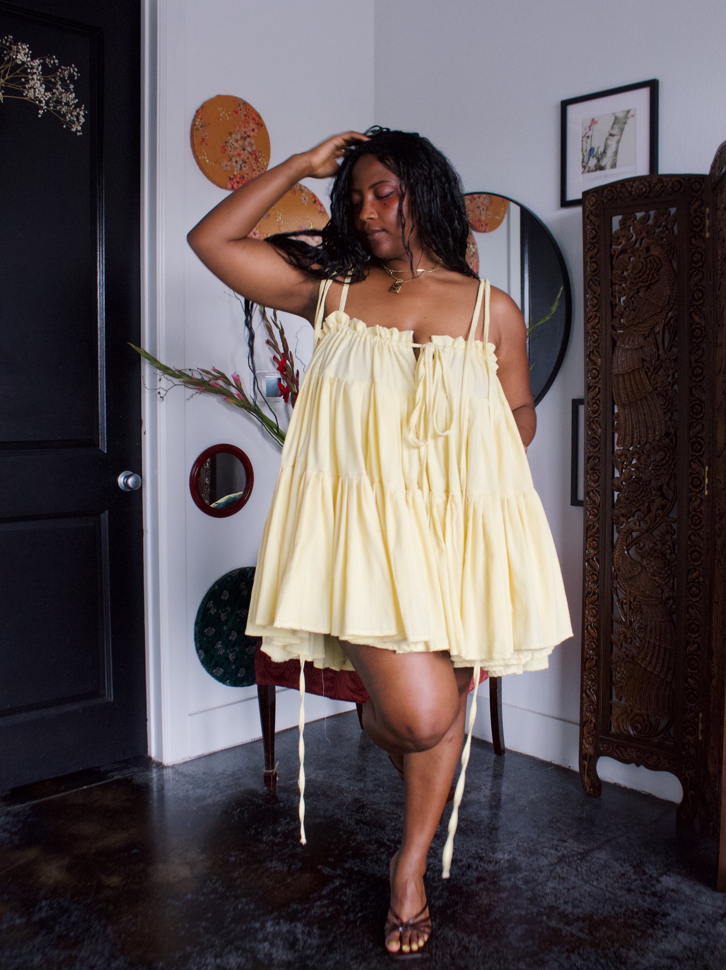 The Hibiscus Dress - in Cot/Lin