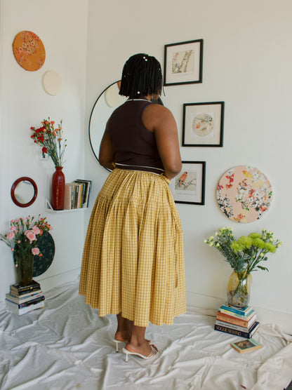 The Meadow Skirt - Plaid - BEE