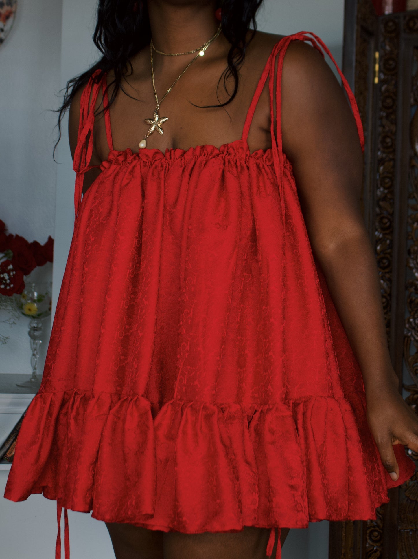 The Komi Dress in Chrysanthemum