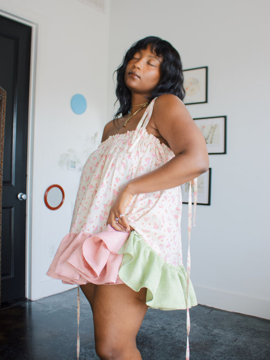 The Komi Dress - Fruits - Watermelon Raspberry