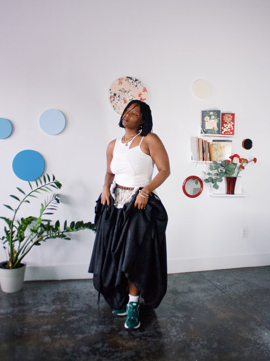 The JOANNA Skirt in Plum | Noir