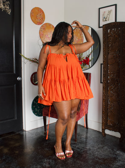 The Hibiscus Dress - in Cot/Lin