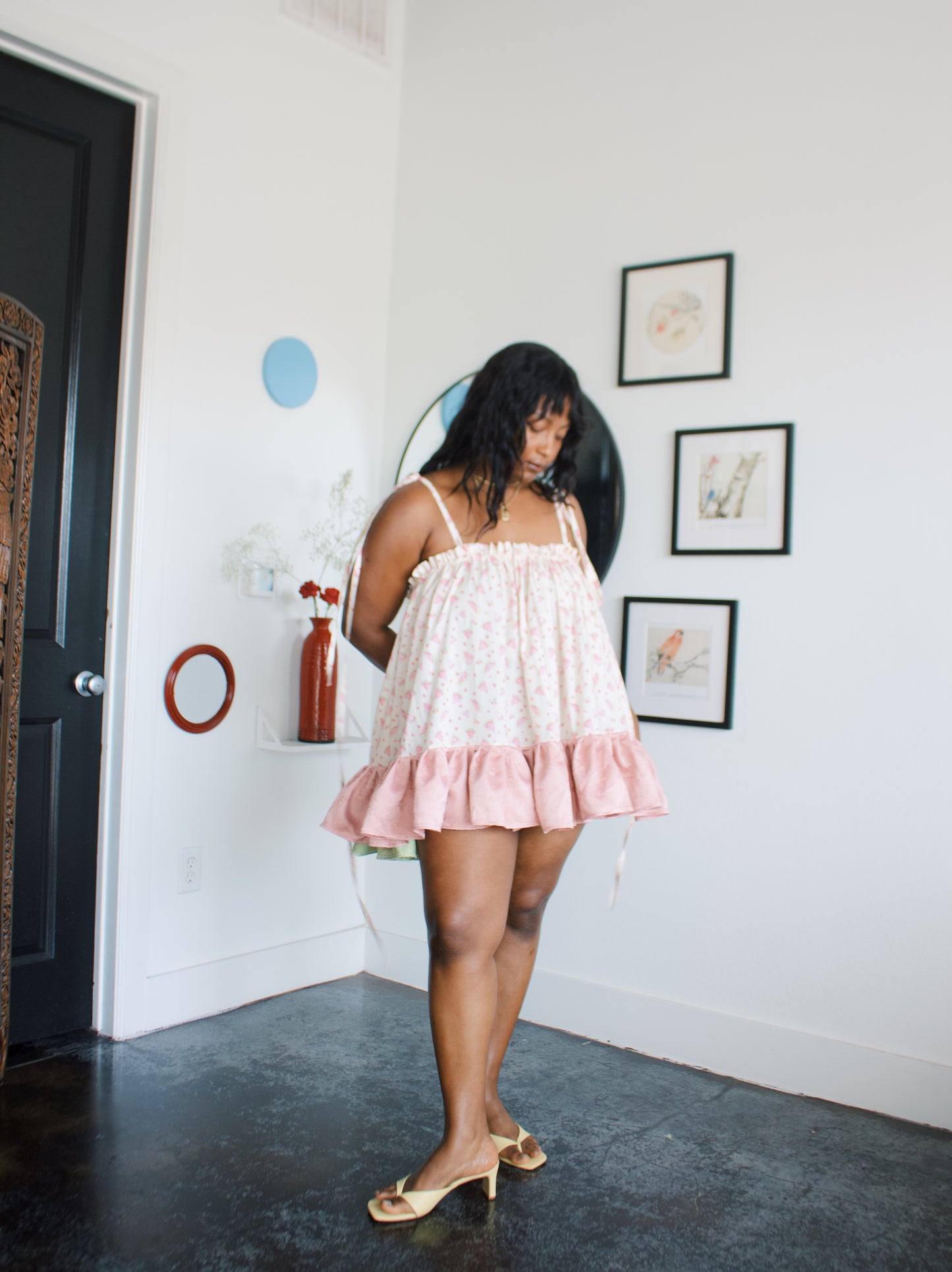 The Komi Dress - Fruits - Watermelon Raspberry