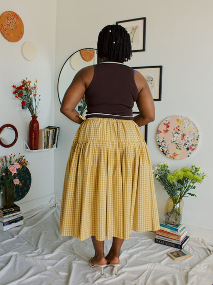 The Meadow Skirt - Plaid - BEE