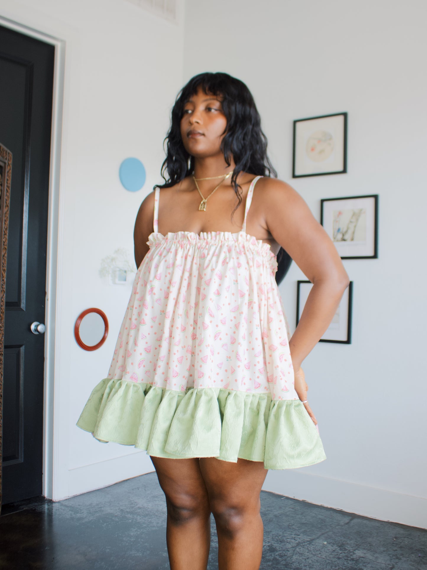 The Komi Dress - Fruits - Watermelon Raspberry