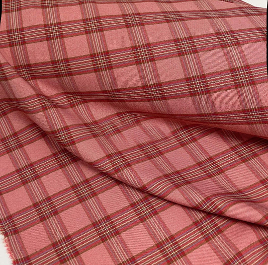 The Meadow Skirt - Plaid - Watermelon