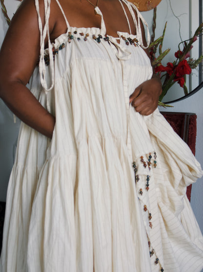 The Iris Dress | Beaded