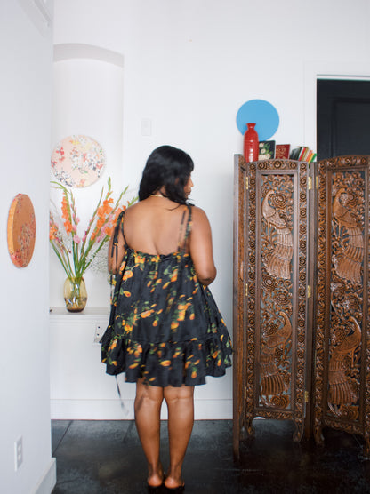 The Komi Dress - Fruits - Persimmon