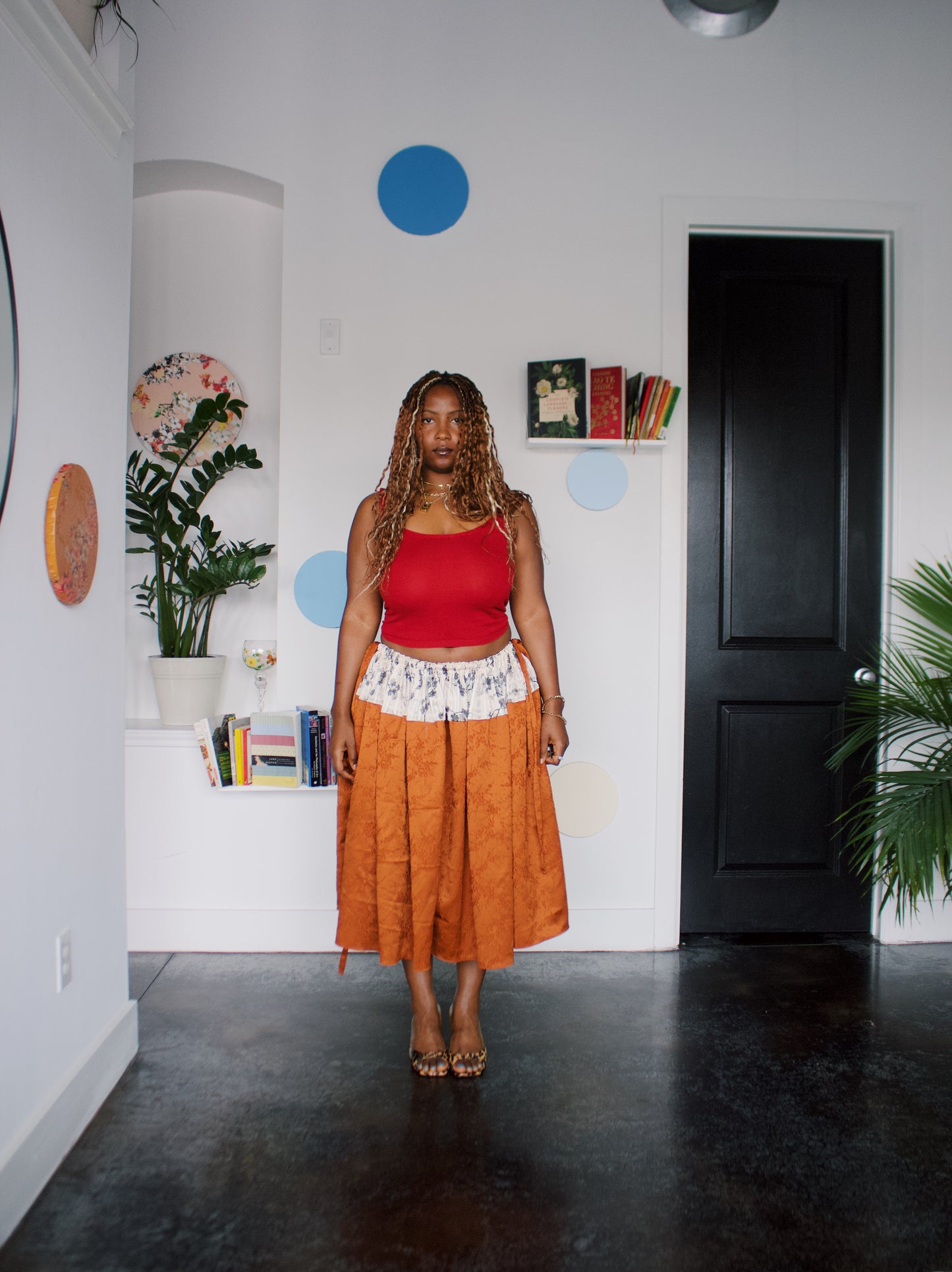 The JOANNA Skirt in Plum | Sunset