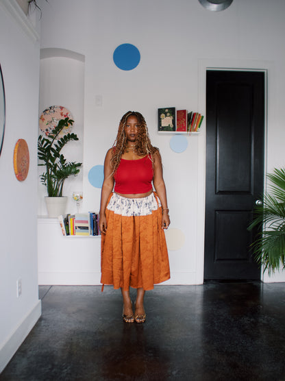 The JOANNA Skirt in Plum | Sunset