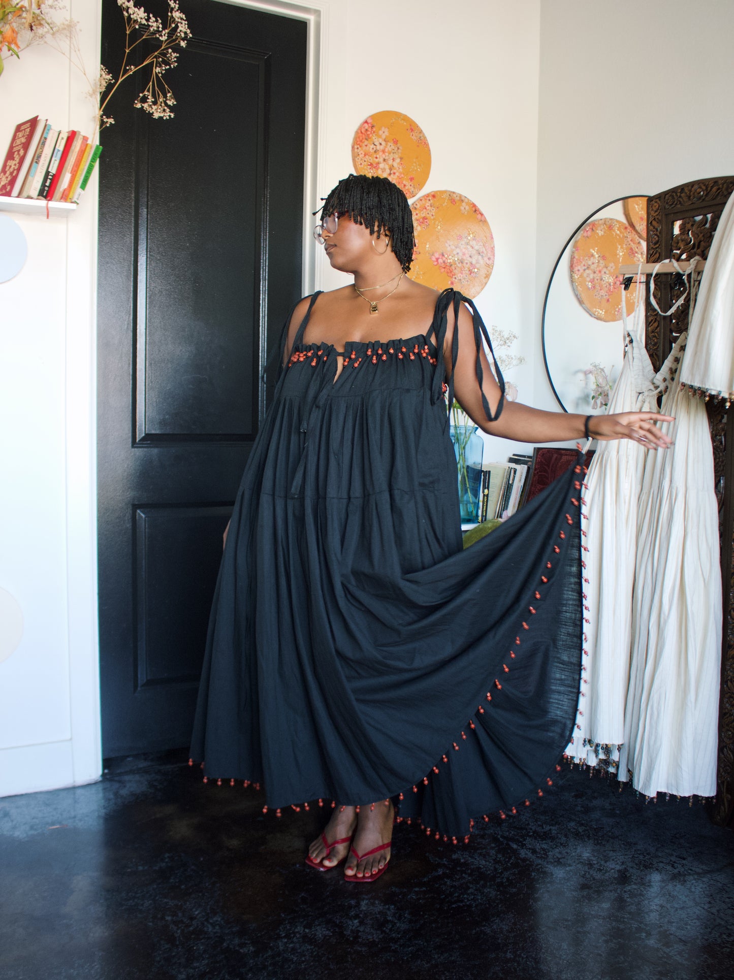 The Iris Dress | Beaded