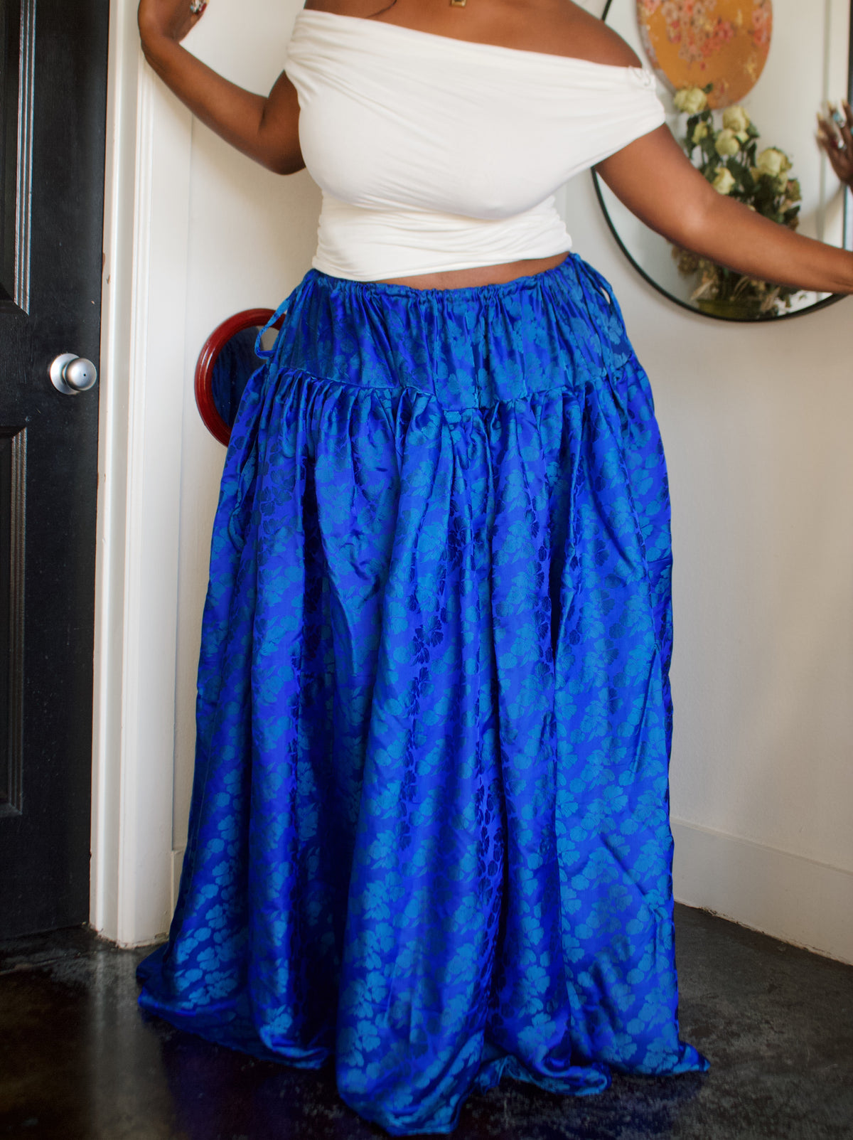The Meadow Skirt in Silk