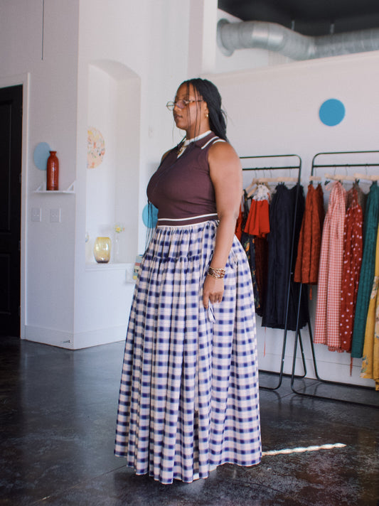 The Meadow Skirt - Plaid - Bonny