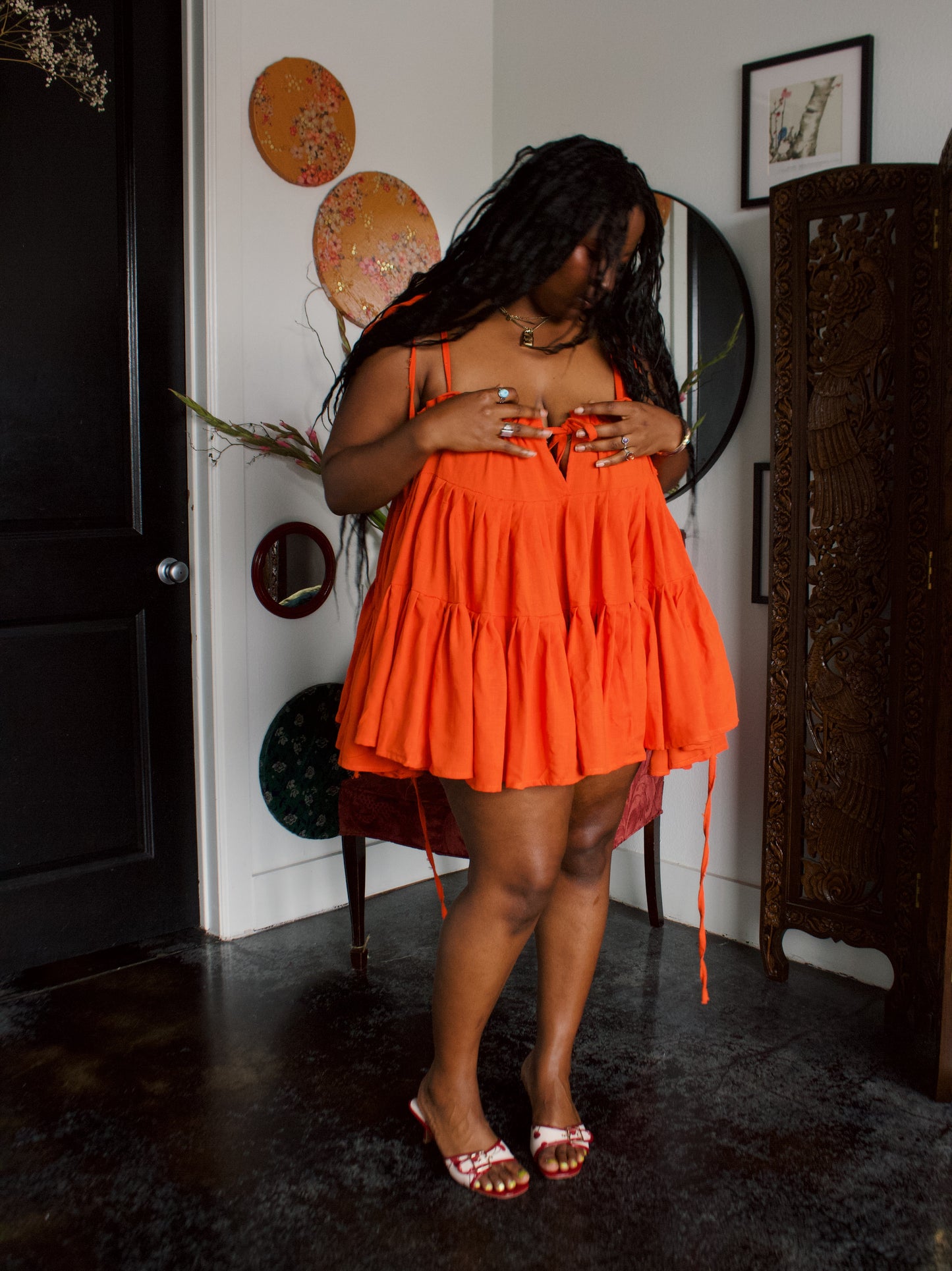 The Hibiscus Dress - in Cot/Lin