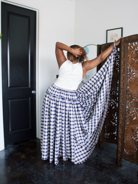 The Meadow Skirt - Plaid - Bonny