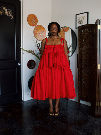 The Iris Dress in Silk