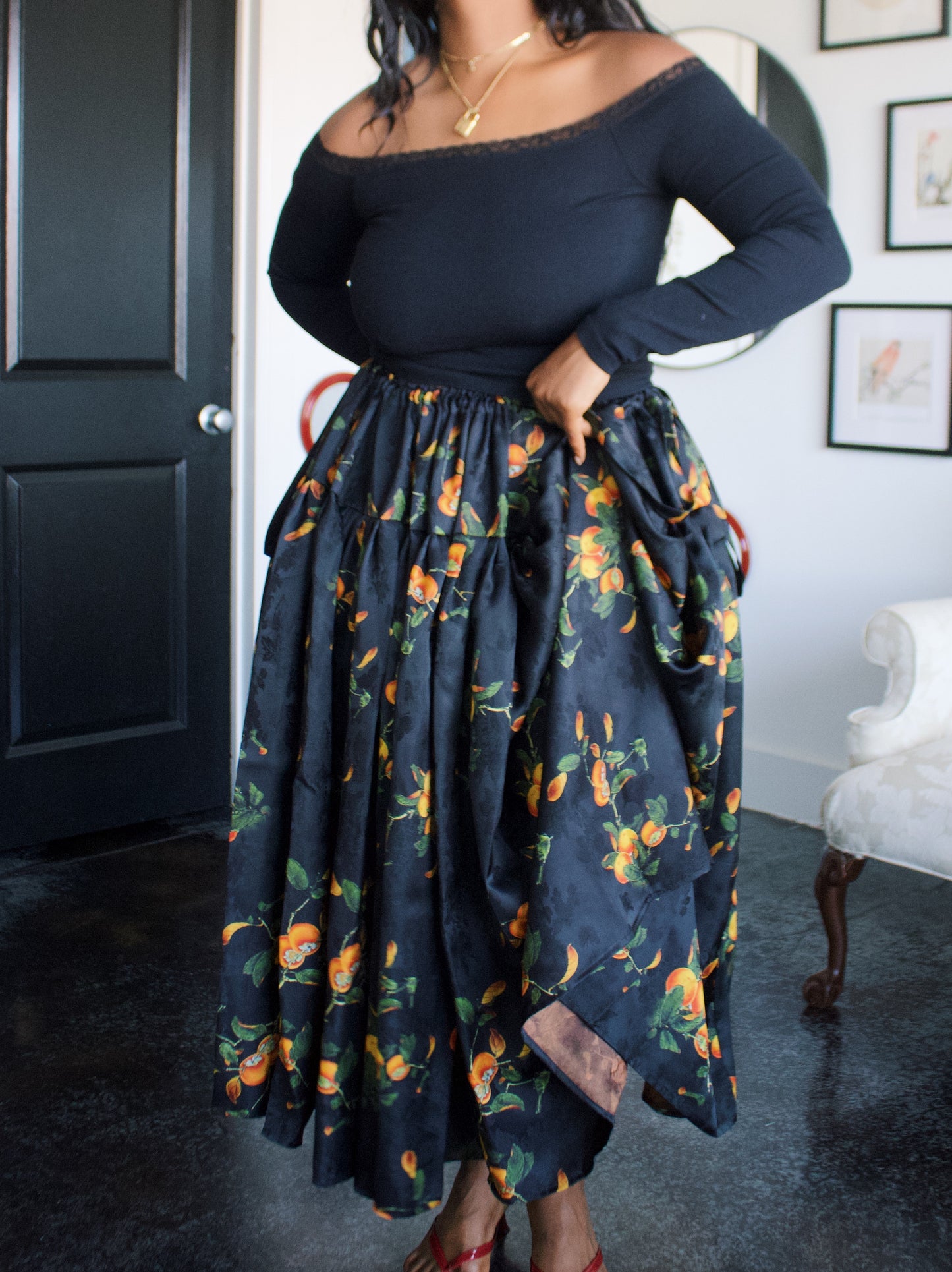 The Meadow Skirt | Persimmon