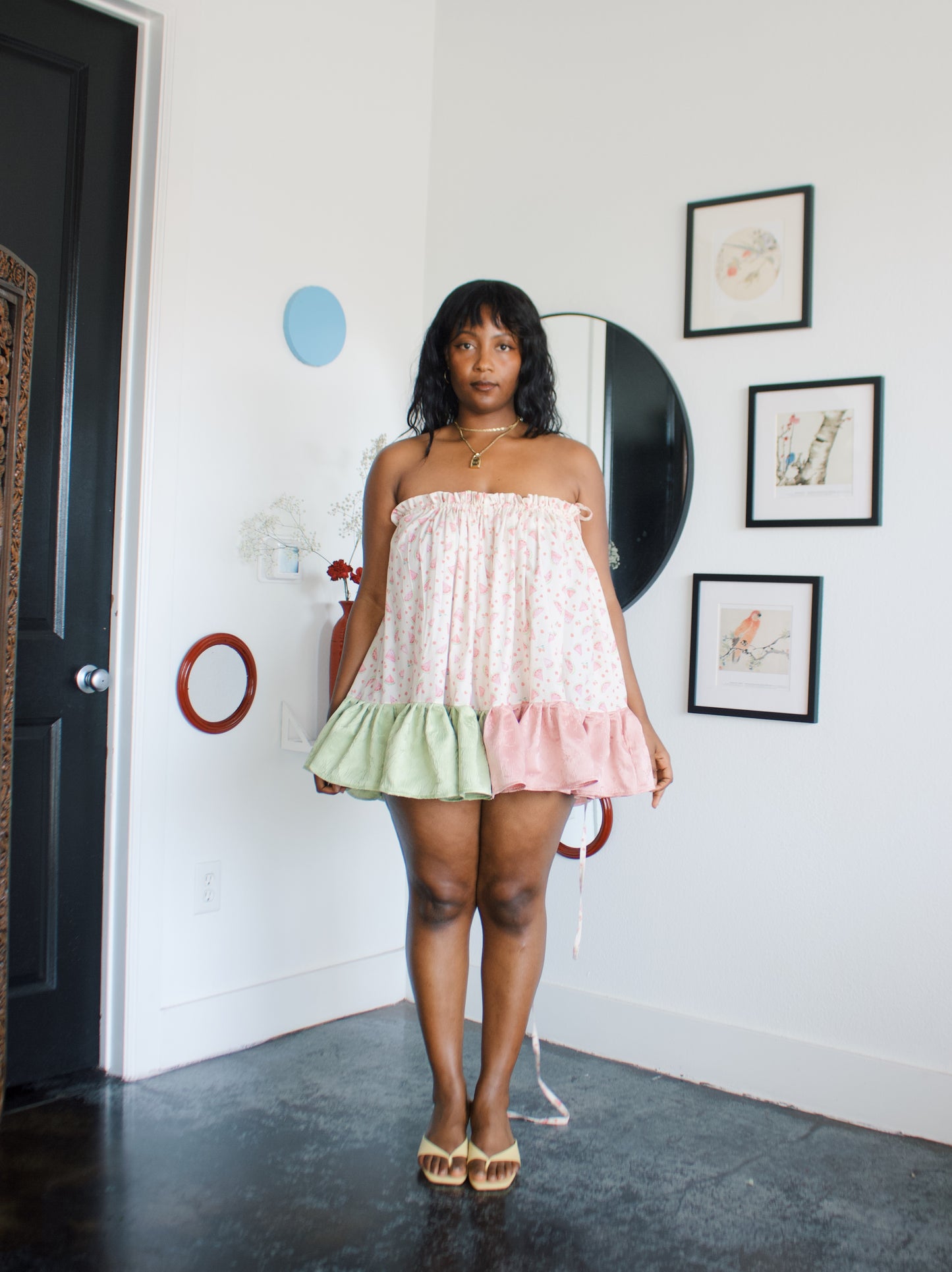 The Komi Dress - Fruits - Watermelon Raspberry