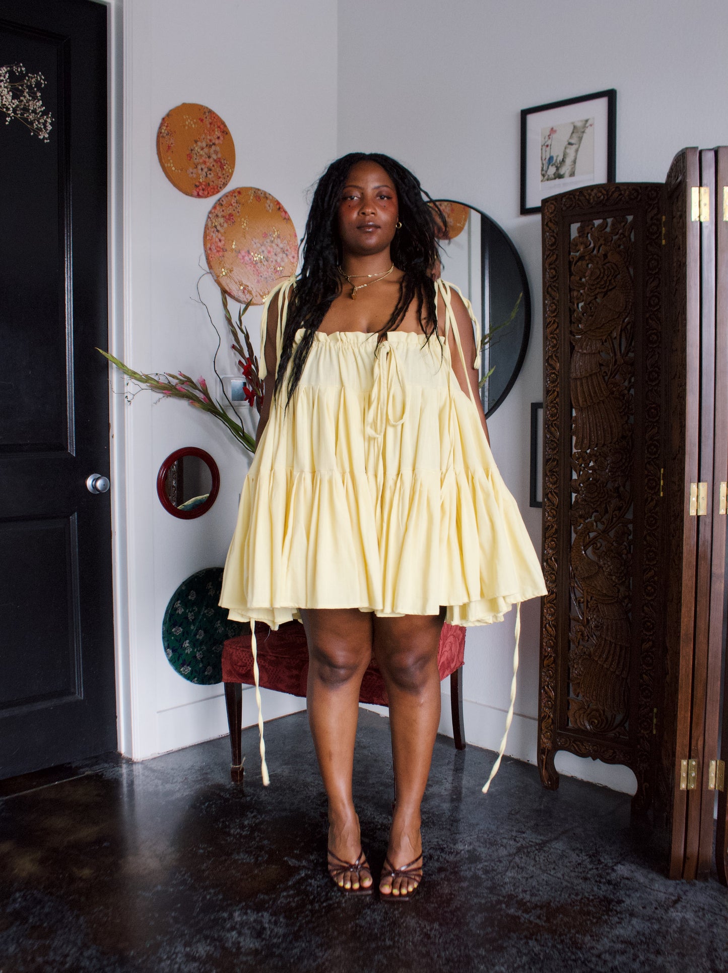 The Hibiscus Dress - in Cot/Lin