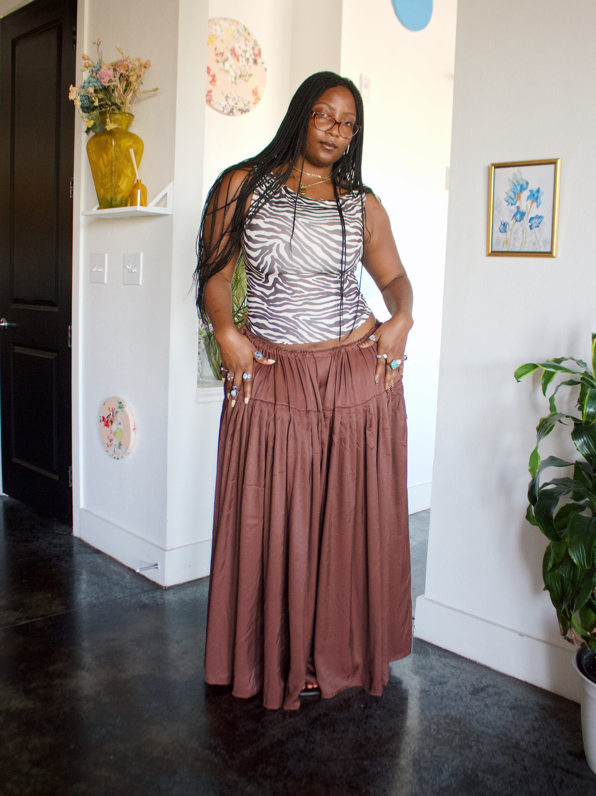 The Meadow Skirt - Choco