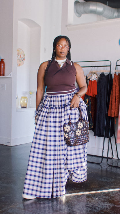 The Meadow Skirt - Plaid - Bonny
