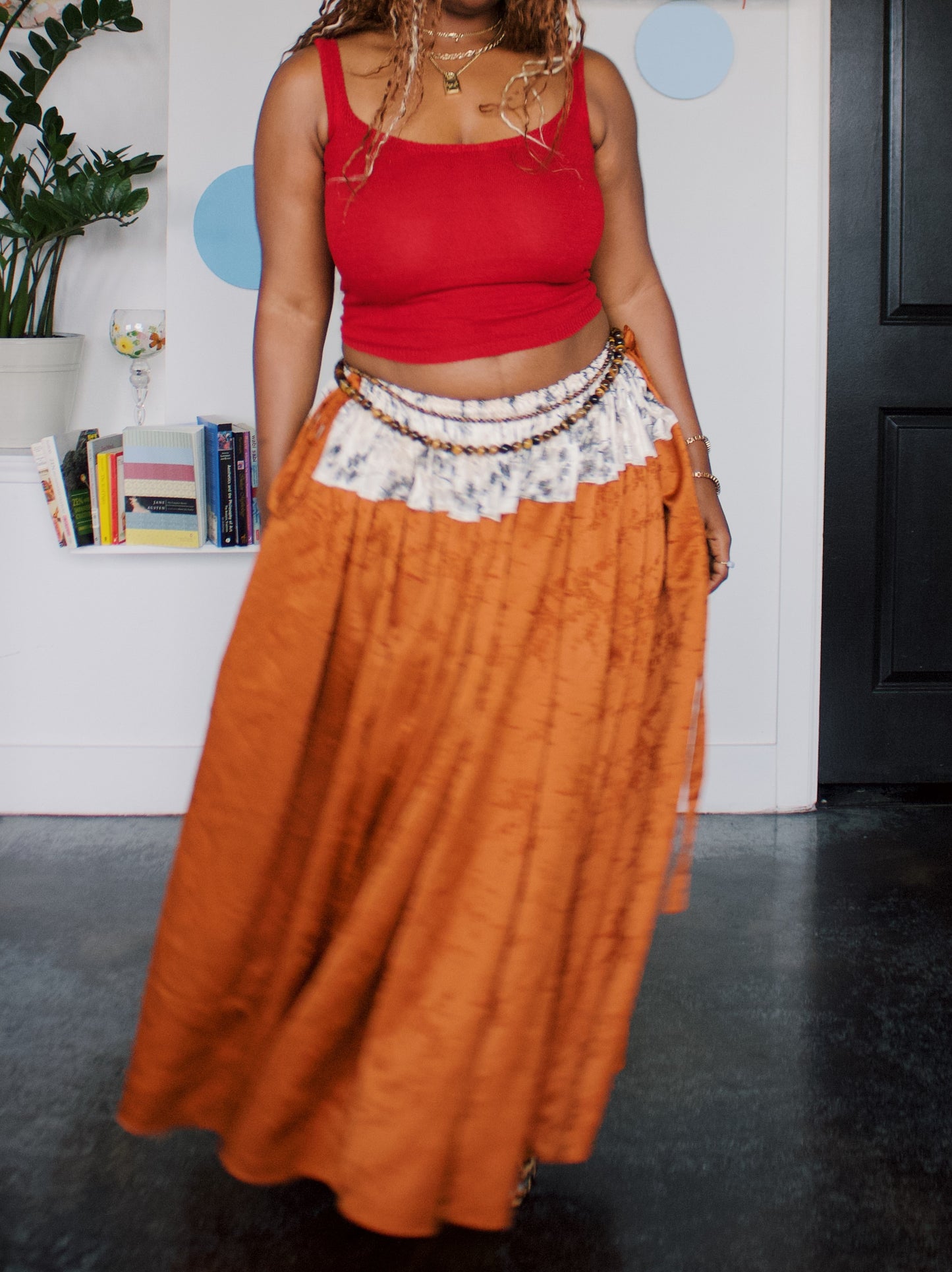 The JOANNA Skirt in Plum | Sunset