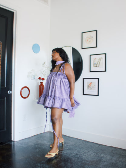 The Komi Dress in Plum