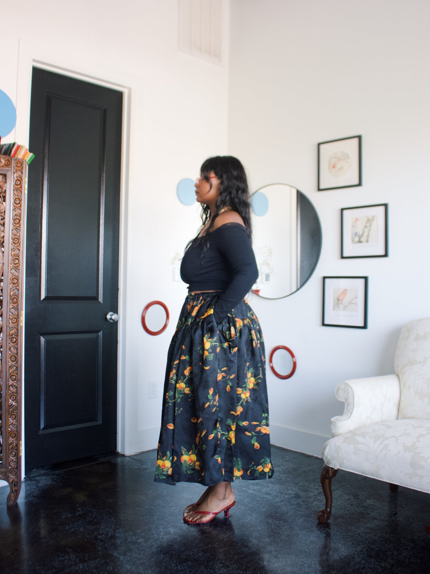 The Meadow Skirt | Persimmon