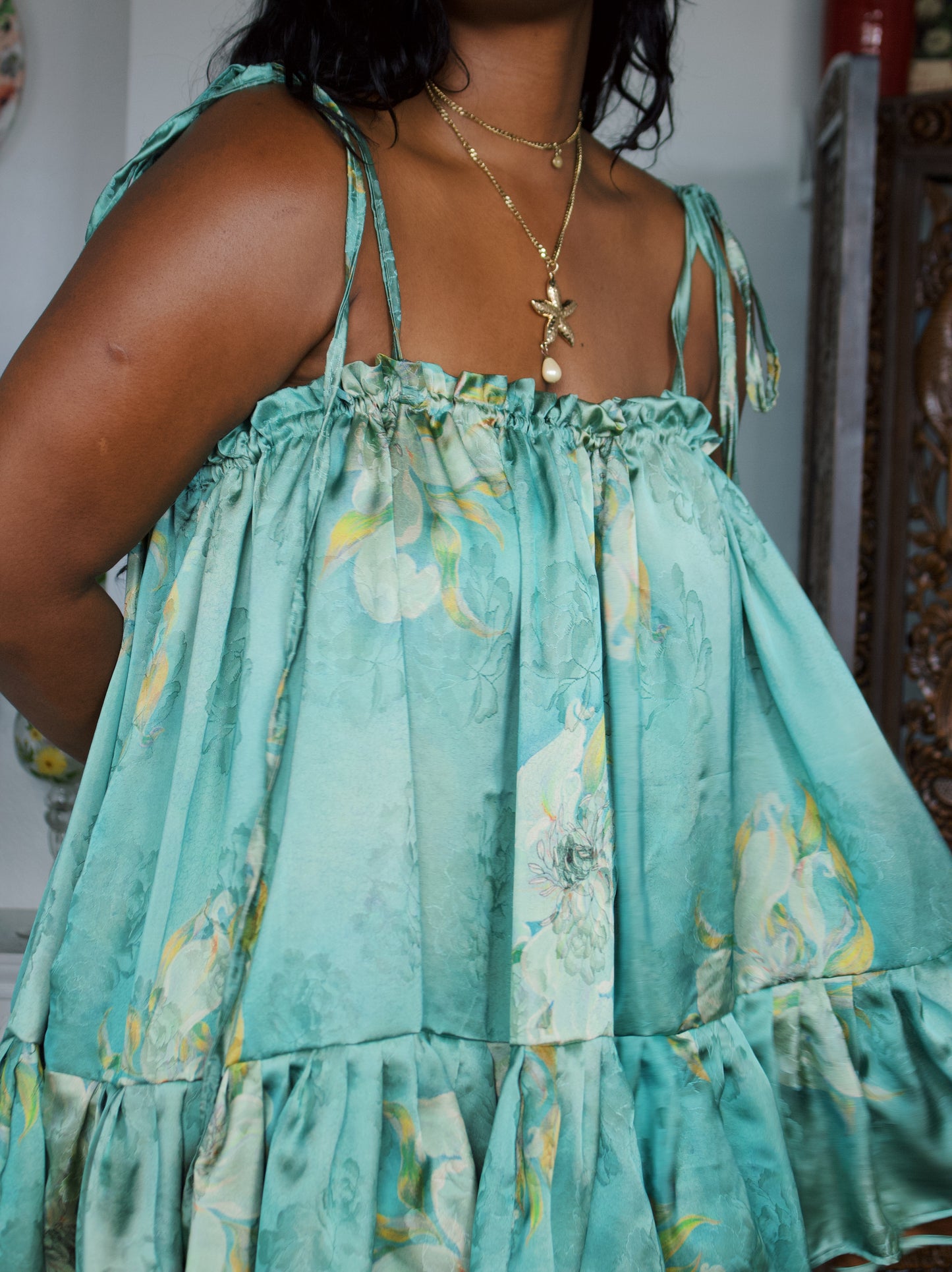 The Komi Dress - Blue Lily