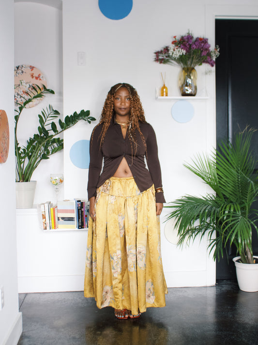 The Meadow Skirt | Yellow Lilly