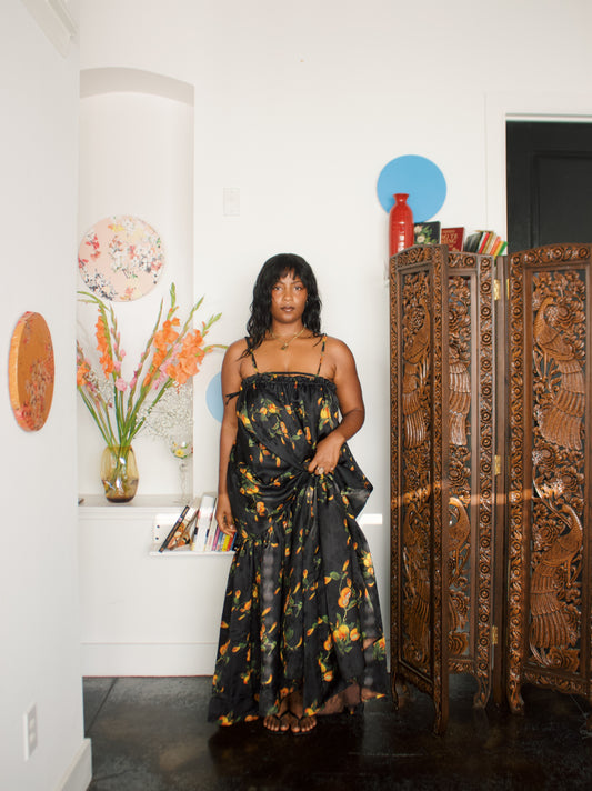 The Omi Dress - Persimmon