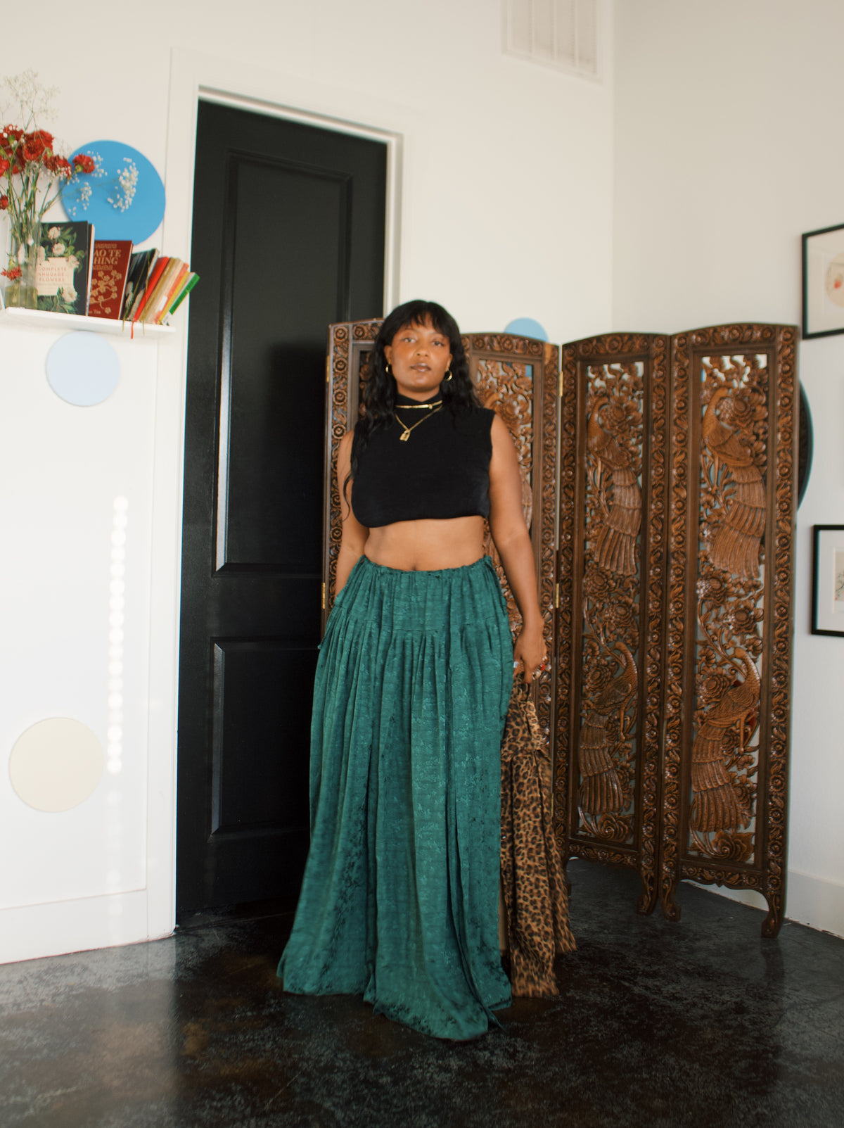 The Meadow Skirt - Rose Leaf