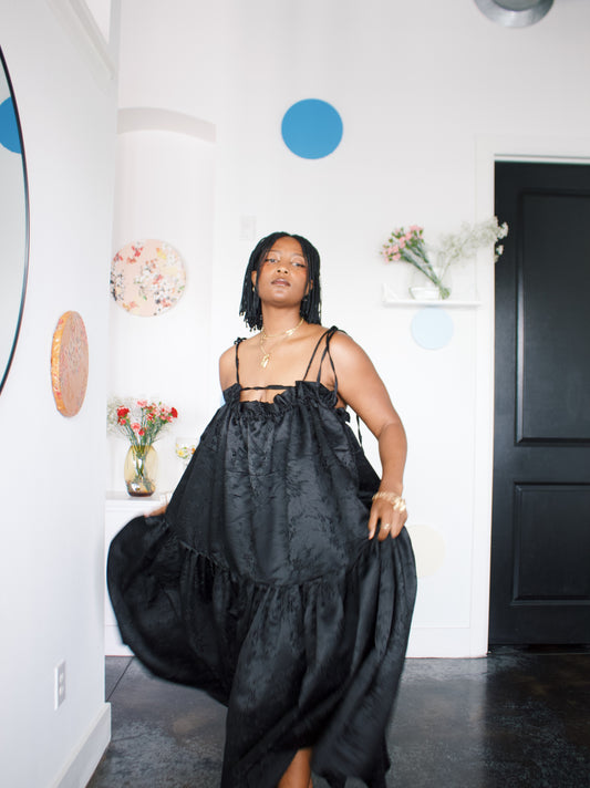 The Omi Dress in Plum