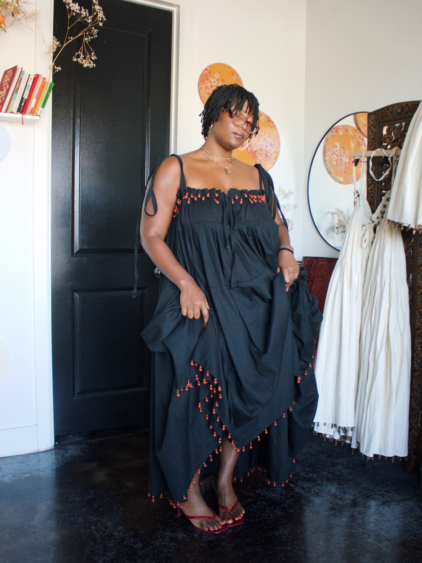 The Iris Dress | Beaded